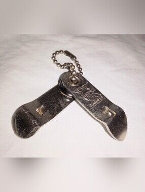 Vintage Pabst Blue Ribbon Beer Bottle And Can Openers Keychain Retro Boho